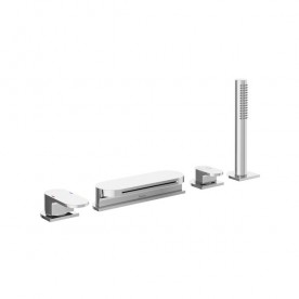 RAVAK Chrome Kádperemre szerelhető vízesés csaptelep CR 025X070073